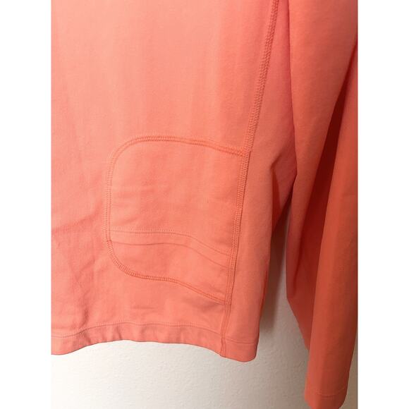 Coolibar Shirt Hightide Long Sleeve Swim Rash Guard UPF 50+ Men’s XXL Orange - Picture 7 of 8